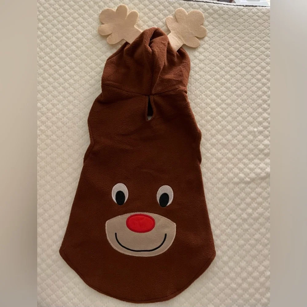 Rubies Pet Shop Reindeer Dog Hoodie.